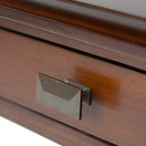 SIMPLIHOME Artisan SOLID WOOD 21 inch wide Square End Side Table in Russet Brown with Storage, 1 Drawer, for the Living Room and Bedroom SIMPLIHOME