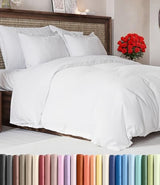 White Duvet Cover Full Size - Extra Soft Full Size Duvet Cover - Lightweight, Comfy, Cozy & Breathable - Easy Care & Fade Free with Zipper Closures and Ties - 80" x 90" Inches - Comforter Not Included CGK Unlimited