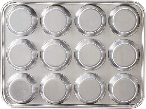 Nordic Ware Naturals Aluminum NonStick Muffin Pan, Twelve 2.75 Inch Cups Nordic Ware