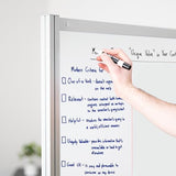 VIVO Modular Wall System, 2 PET and Whiteboard Panels, Professional Office Cubicle Dividers, Freestanding Privacy-Screen, 66 inches High, White and Dark Gray, PP-MWS63WB VIVO