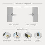 GoDear Design Adjustable Sliding Panel Track Room Dividers 45.8"- 86" W x 96" H, Extendable Vertical Blinds for Sliding Glass Doors Windows Wall Partitions, Trimmable Fabric Panel Curtains, Serenity GoDear Design