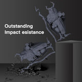 NOVA3D Water Washable ABS-Like Tough Resin, High Toughness 3D Printing Photopolymer Resin, 405nm UV Fast Cure for 12K/14K/LCD/DLP/SLA Printers, Low Odor (Grey, 1kg) NOVA3D