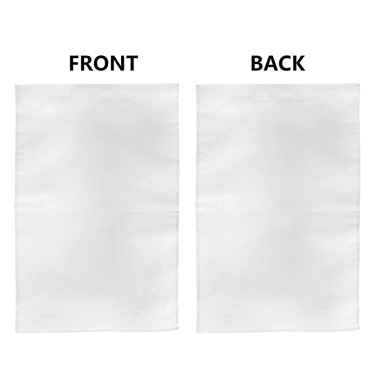 DEAYOU 36 Pack Sublimation Blank Garden Flags, DIY White Lawn Flags Polyester Banners for Outdoor, Courtyard, Party, Home, School, 12" x 18" DEAYOU