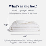 Brooklinen Lightweight Down Alternative Comforter - Twin/Twin XL - Cooling Summer Duvet Insert for Hot Sleepers - 100% Cotton Sateen, Breathable Recycled Fill, Baffle Box - Soft & Airy Bedding Brooklinen