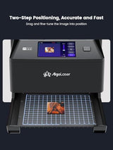 AlgoLaser 5W Smart Laser Engraver Machine: Portable Laser Engraver with 3.5" Touchscreen & AlgoOS System - Hand Draw/Wireless Transmission/SD Card/Offline - Laser Engraving for Wood, Leather AlgoLaser