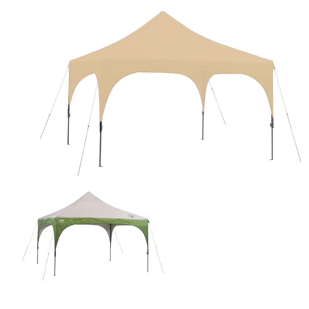 Garden Winds Custom Fit Replacement Canopy Top Cover Compatible with The Coleman Instant 12' x 12' Canopy - Upgraded Performance RIPLOCK 350 Fabric Garden Winds