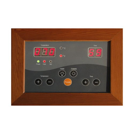 Radiant Saunas BSA1312 3-Person Cedar Corner Infrared Sauna w/ 7 Carbon Heaters Blue Wave
