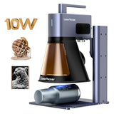 LaserPecker LP2 Plus (Basic) 10W Diode Laser Engraver, 4000mm/s Ultra-Fast Speed 4K Precision Portable Cutting & Engraving Machine for Wood, Leather, Acrylic, Coated Metal and etc. LaserPecker