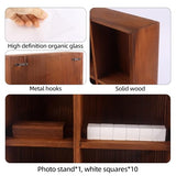 Dmnnlp Dog Memorial Shadow Box with Pen,11x4x14 Inch Pet Ashes Keepsake Wall-Mountable Display Case for Dog /Cat Loss Sympathy Gifts - Wooden Dmnnlp