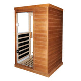 RAYPUR Far Infrared Wooden Sauna Room for Relaxation, Recovery, and Wellness Personal Home Spa Equipped with Bluetooth Music Player,Fit for Men and Women RAYPUR