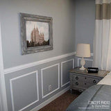 Ekena Millwork PNL16X20AS-02 16"W x 20"H x 1/2"P Ashford Molded Scalloped Wainscot Wall Panel Ekena Millwork
