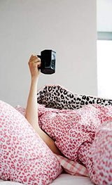 Betsey Johnson - Twin Sheet Set, Ultra-Soft Bedding with Smooth & Silky Feel, Deep Pockets, Bed Sheets with Matching Fitted Sheet & Pillowcase (Betsey's Leopard Pink) Betsey Johnson