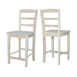 International Concepts 24-Inch Madrid Counter Stool, Unfinished IC International Concepts
