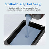 ANYCUBIC 3D Printer Resin Bundle, 405nm SLA UV-Curing Resin with High Precision and Quick Curing & Excellent Fluidity for LCD 3D Printing (Grey+Clear+White+Black,1kg per Bottle, 4kg in Total)