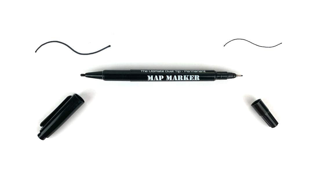 Lifefficient Products Map Markers - Dual Tip, Pack of 5 Lifefficient Products