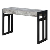 Convenience Concepts Monterey Console Table 49.5" - Modern Narrow Sofa Display Accent with Storage Shelf for Contemporary Living Room, Entryway, Hallway, or Bedroom, Faux Birch Convenience Concepts