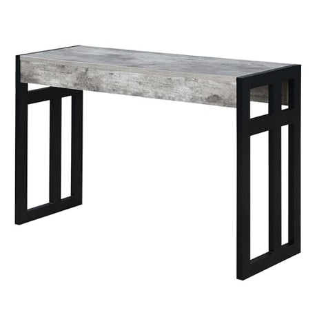 Convenience Concepts Monterey Console Table 49.5" - Modern Narrow Sofa Display Accent with Storage Shelf for Contemporary Living Room, Entryway, Hallway, or Bedroom, Faux Birch Convenience Concepts