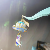 MU 3D Metal Puzzles Windbell Wind Chime D Model Kits Building for Adult and Teeners, Windchime Jigsaw Miniature DIY Sets, Birthday Gift