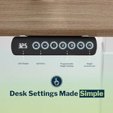 Vari ComfortEdge 80x60 L-Shape Electric Standing Desk – Height Adjustable Sit-Stand VariDesk for Corner Office with Reversible Left/Right Design + Walnut Top/Slate Legs (Ships in 3 Boxes) Vari