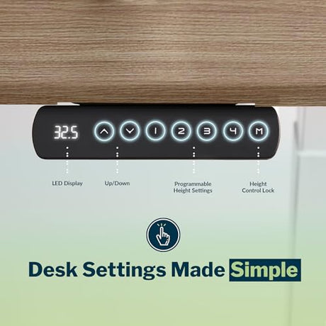 Vari ComfortEdge 80x60 L-Shape Electric Standing Desk – Height Adjustable Sit-Stand VariDesk for Corner Office with Reversible Left/Right Design + Walnut Top/Slate Legs (Ships in 3 Boxes) Vari