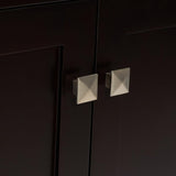 ARIEL Bathroom Vanity 55" Inch with Pure White Quartz Countertop and Oval Sink in Espresso, 2 Soft Closing Doors, 9 Full Extension Dovetail Drawers, with Backsplash, No Mirror ARIEL