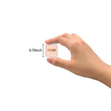 Custom Personalized Wooden Engraved Dice with Any Text (sty1) Zakally