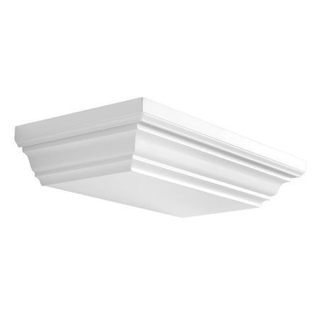 JOLLYMER Concealment Gun Shelf with Hidden Trap Door with RFID Lock, White Floating Shelf for Living Room JOLLYMER