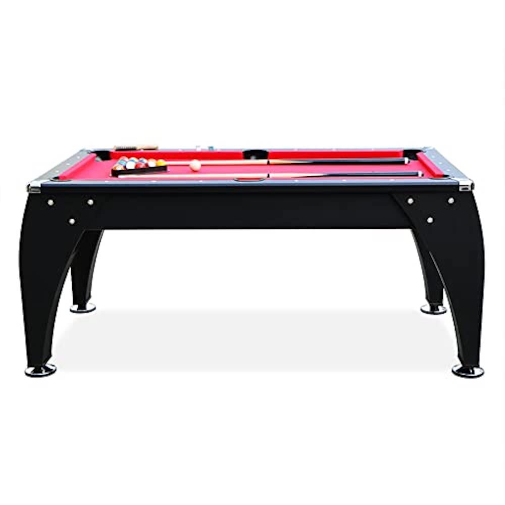 RACK Stark 5.5-Foot Billiard/Pool Table (Black) - WoodArtSupply