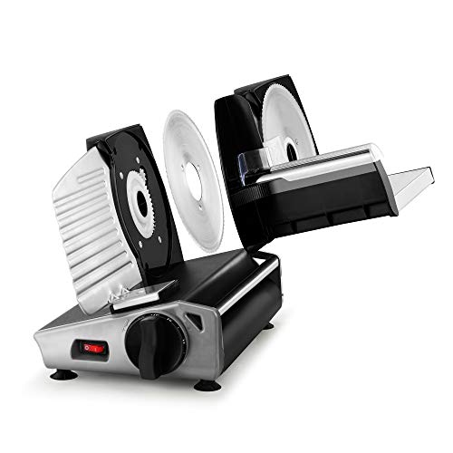 Professional Series Meat Slicer, Cuts Meat, Cheese, Bread, Fruit & Vegetables, Adjustable Slice Thickness, Stainless Steel Blade, Safe Non-Slip Feet, For Home Use, Easy To Clean Professional Series