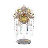 MU Phoenix Crown 3D Metal Puzzles, Chinese Ancient Gemmy Coronet Model Kits Building for Adult, Birthday Wedding Gift Home Decoration