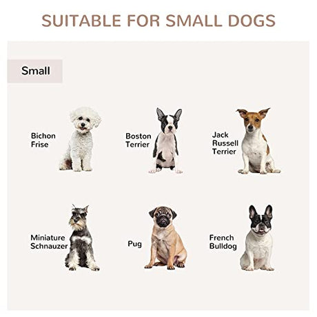 PawHut Dog Crate End Table with Triple Doors, Wooden Dog Crate Furniture Indoor Use, Puppy Crate with and Steel Tubes, for Small Dogs, White PawHut