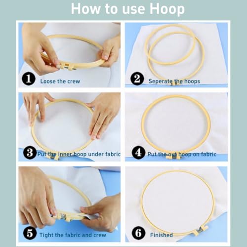 Punch Needle Kits Yorkshire Terrier Dog and Butterfly Embroidery Starter Set with Hoop Easy for Beginners DIY Stress Relief Handmade Craft Hobby and Home Decor 20x20cm-2
