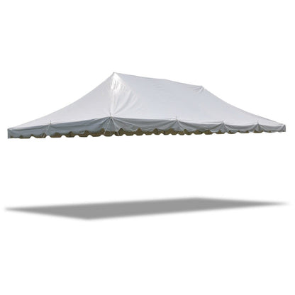 Party Tents Direct 20' x 40' Replacement Weekender Pole Tent Top | 14oz Translucent Vinyl | White | Indoor/Outdoor | for Parties Weddings and Events | Commercial and Residential Use (TOP ONLY)