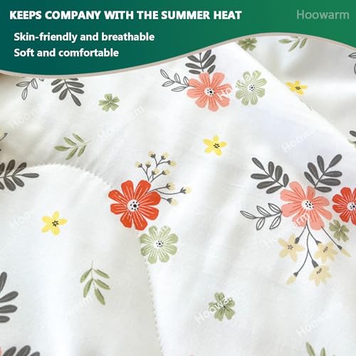 Cooler Comforter Lightweight Soft Breathable Summer Duvet Fluffy Down Comforter King Size Double Single Down Quilt Microfiber for All Seasons, Machine Washable(3A,180x200cm/70x78in) QWHYQXI