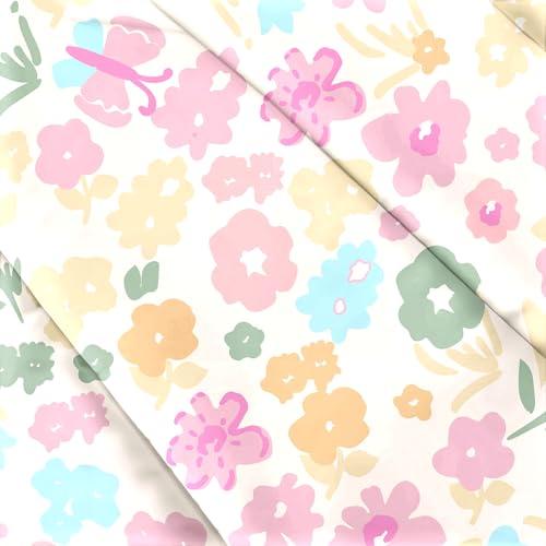 Dearller Zipper Bedding Twin Girls Pink Floral Bedding for Girls Flower Comforter All in one Zipper Kids Bedding Dearller