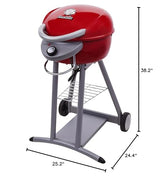 Char-Broil TRU-Infrared Patio Bistro Electric Grill, Red Char-Broil