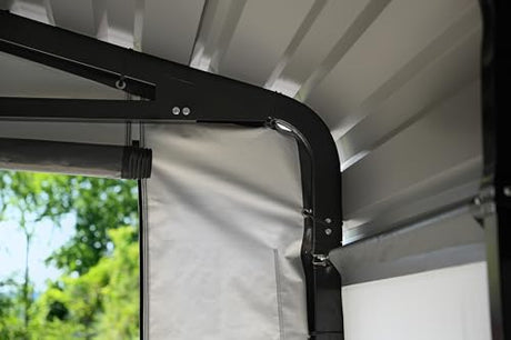 Arrow Carports Enclosure Kit for Galvanized Steel Carport, Fabric Carport Wall Panels, 20' x 20' x 7' Arrow