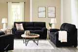 Signature Design by Ashley SimpleJoy Modern Sofa for Living Room, Black Signature Design by Ashley