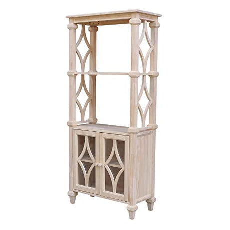 International Concepts Josephine Solid Wood Bookcase IC International Concepts