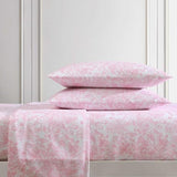 Betsey Johnson - Twin Size Sheet Set, Ultra-Soft Bedding with Smooth & Silky Feel, Deep Pockets, Bed Sheets with Matching Fitted Sheet & Pillowcases (Fairytale Floral Pink) Betsey Johnson