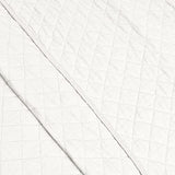 Lush Decor Ava Quilt Diamond Pattern Solid 2 Piece Oversized Bedding Blanket Bedspread Set - Twin-XL - White Lush Decor
