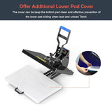 Delclynee 16" x 24" Slide Out (12.25") Heat Press Machine for T Shirts, Clamshell Pull Out Lower Platen, Industrial-Quality Digital Sublimation Printer for Heat Transfer Vinyl Delclynee