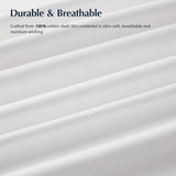 Pacific Coast Goose Feather Down Comforters Twin Size, 100% Cotton Extra Fluffy White Duvet Insert, Soft, Breathable, All Season Hotel Luxury Bedding Comforters, 8 Corner & Center Loops (68"x90") Pacific Coast