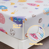Ocharo Kids Boys Full Bed Sheets Space - Ultra-Soft Universe Sheet Set 4 Pieces - Cozy Breathable & Machine Washable - Rocket Spaceship Bedding Set for Boys Girls Teens & Toddlers Ocharo