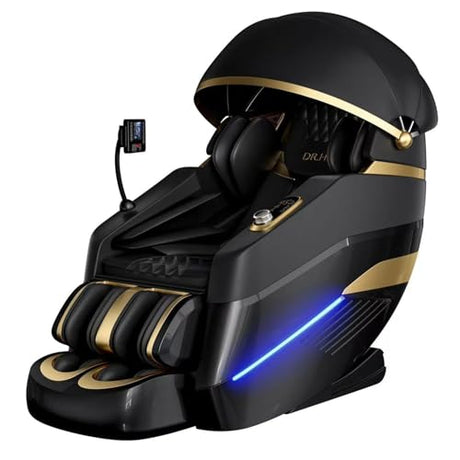 2026 Upgrade Massage Chair sleeping pod Full Body,Zero Gravity 3D SL-Track Shiatsu Massage Recliner Chair Built-in Heat System Airbag Massage with Body Scan, Deep Yoga Stretch, Foot And Back massage Dr.hiumi