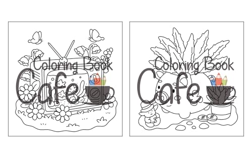 Tiny Gardens: Cute & Comfy Coloring Book for Adults and Teens Featuring Adorable Garden Scenes (Cute and Comfy Coloring Books) WoodArtSupply