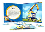 Thomas All Engines Go My First Puzzle Book - Jigsaw Puzzles for kids, 10-page board book, 5 puzzles to enjoy Phidal