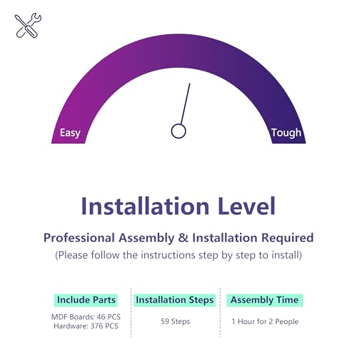 AMERLIFE Twin Size Murphy Bed, Farmhouse Wooden Cabinet with Charging Station and Storage Drawer for Bedroom/Office/Guest Room, White+Barnwood AMERLIFE