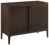 Crosley Furniture Asher Media Console and Record Player Stand with Storage for Vinyl Records, Dark Brown Crosley Furniture