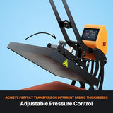 Ricoma Auto Open Heat Press, 15x15 Heat Press Machine for T-Shirts, Hoodies, Bags, and More Ricoma